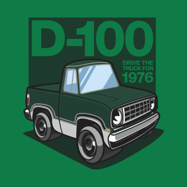 Disover D100 - 1976 White-Base (Dark Green Iridescent) - D100 - T-Shirt