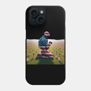 American Military Soldier Praying by focusln Phone Case