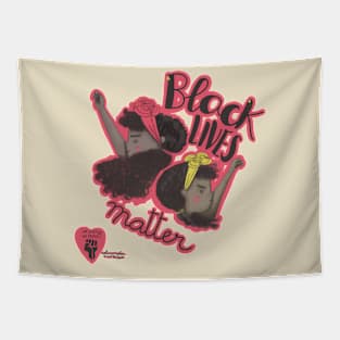 Black lives matter illustration Tapestry