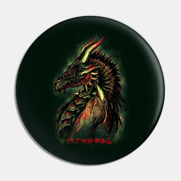 Dragonborn Pin by kryokyma