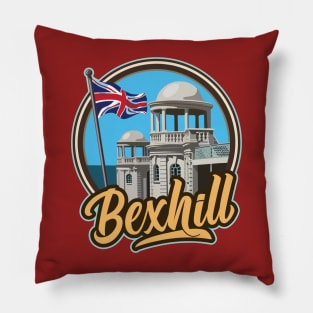 Bexhill East Sussex England Seafront Beach Souvenir Pillow