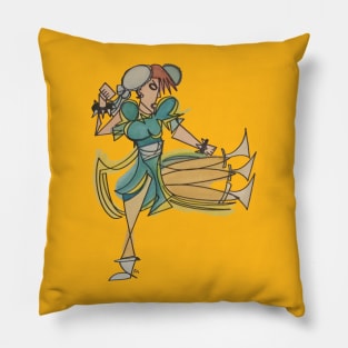 Chun-Li by Pollux Pillow