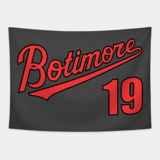 Botimore Crushinator 19 Baseball Jersey Tapestry