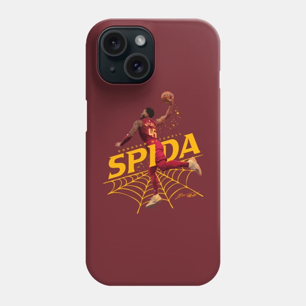 Donovan Mitchell Phone Case by Juantamad