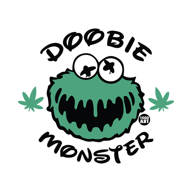 doobie monster by toddgoldmanart