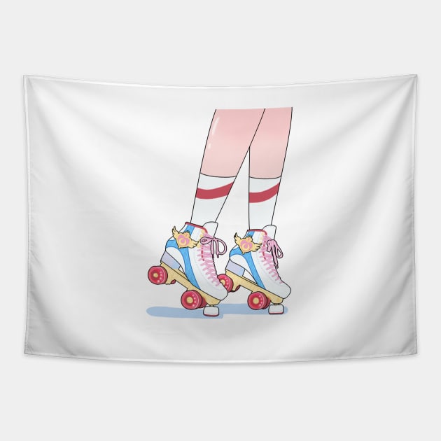 Sailor Rollerblading Tapestry by Mo-Machine-S2