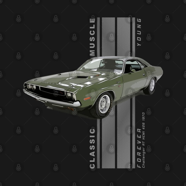 Challenger RT HEMI 426 Classic American Muscle Cars Vintage by Jose Luiz Filho