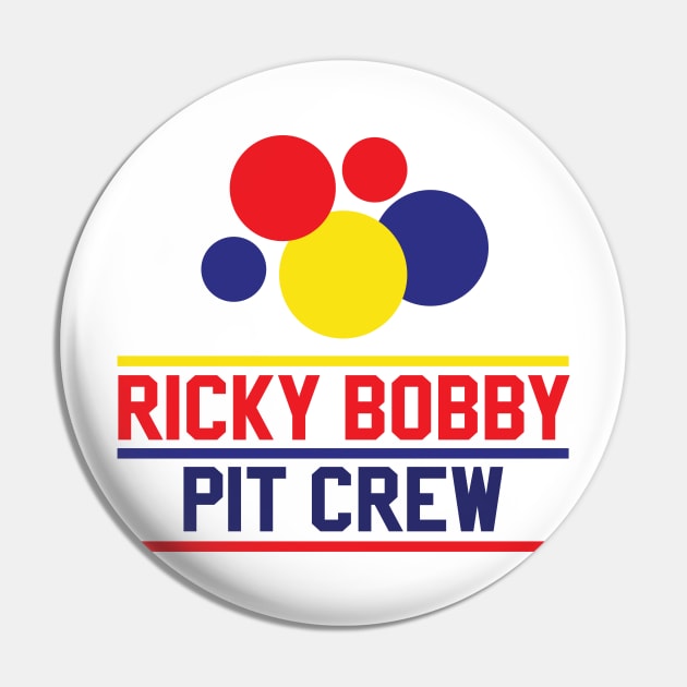 Ricky Bobby Pit Crew Pin by DavidLoblaw