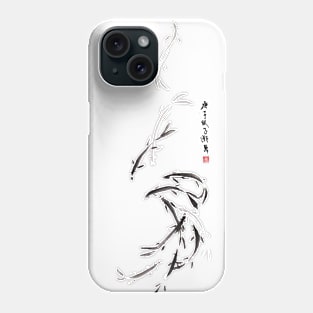 Swirling of the Fishes Phone Case
