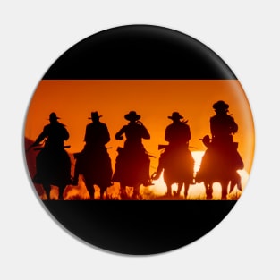 Cowboy Riders Pin