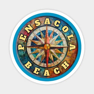 Pensacola Beach, Florida, Compass Rose Magnet