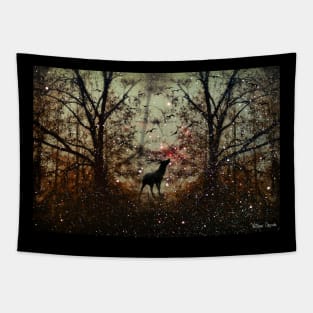 Deep the eternal forest Tapestry