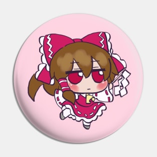 I draw the tiny chibi reimu hakurei / touhou memes Pin