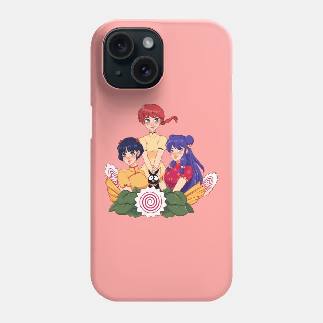 Ranma Girls Phone Case by PeppermintKamz