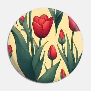 Tulip Flower Pin