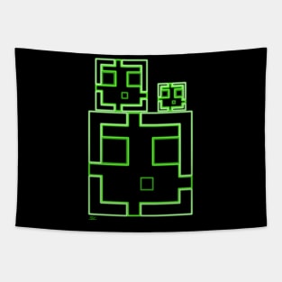 Neon Slimes Tapestry