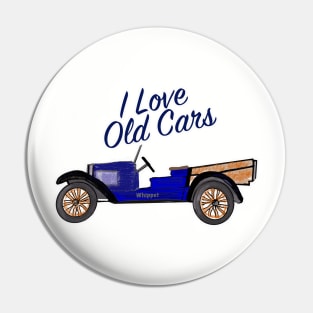 Old Cars Are Cool Pin