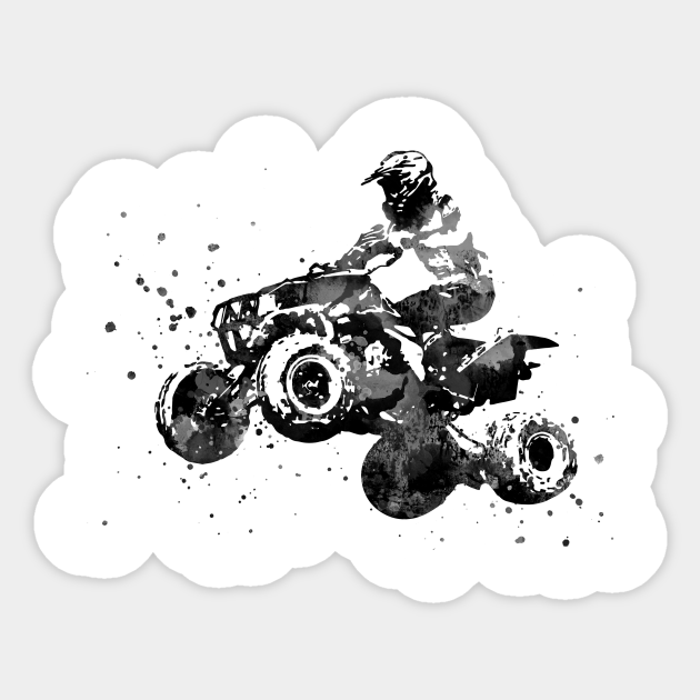 Quad Bike Sport Aufkleber Teepublic De