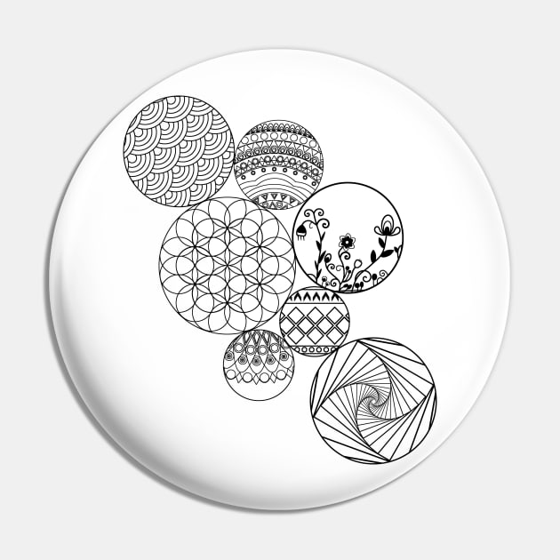 Mandalas, circles and flowers Pin by hedehede