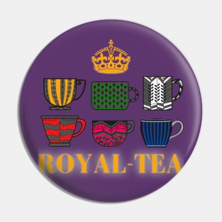 Royal-tea : Six Musical Design Pin