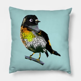 Tomtit miriomiro graffit style Pillow