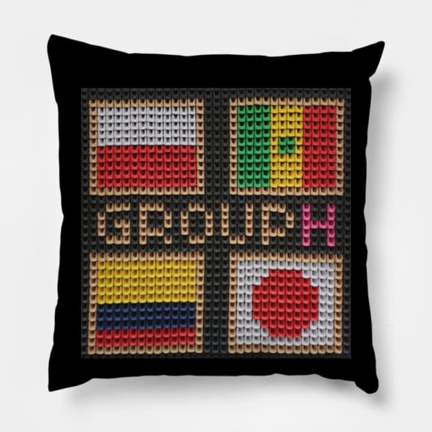 Fifa World Cup Group H Pillow by huskaria