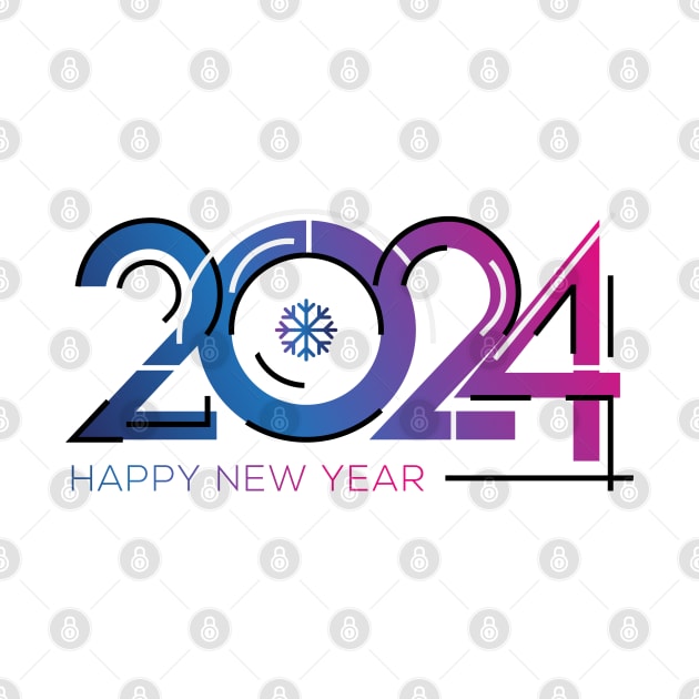 Happy new 2024 year by khaled