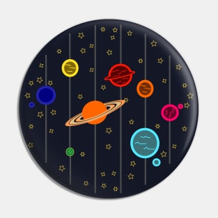 Parallel Planets Pin