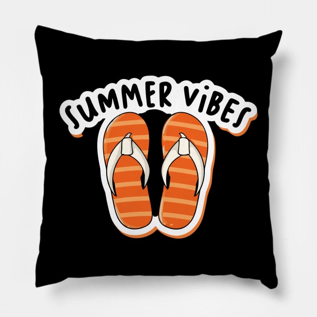 SUMMER VIBES Pillow by ohyeahh