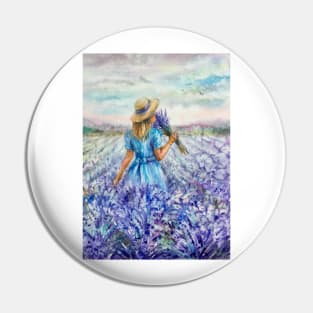 Lavender field Pin