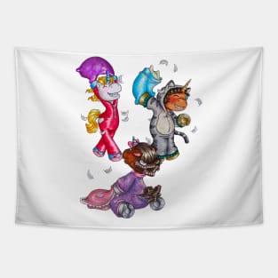 Pillow Fight Tapestry