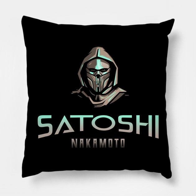 Satoshi Nakamoto Pillow by Hardfork Wear