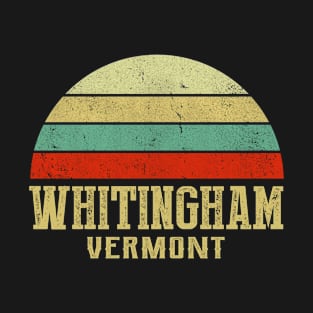 WHITINGHAM VERMONT Vintage Retro Sunset T-Shirt