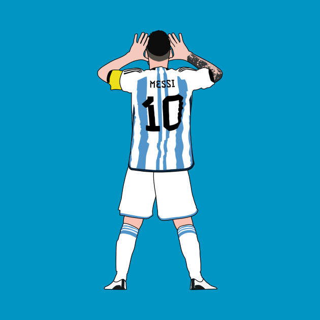 Lionel Messi Celebration by ArtTunnel