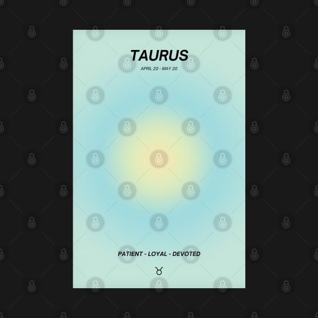 Taurus Zodiac Sign Aura by mystikwhale