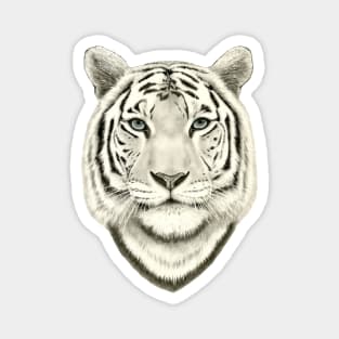 White tiger Magnet