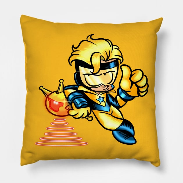 Booster Gold Pillow by BeefcakeBoss