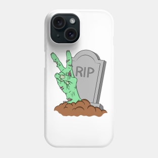 Zombie Peace sign Phone Case