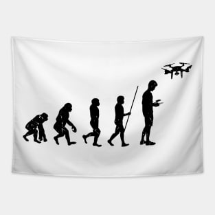 Drone Evolution Drone Pilot Quadrocopter Flying Tapestry