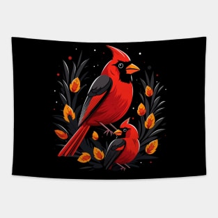 Cardinal Bird Fathers Day Tapestry