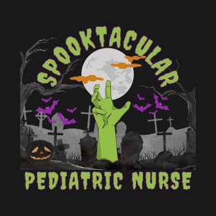 Spooktacular Pediatric Nurse Halloween Costume T-Shirt