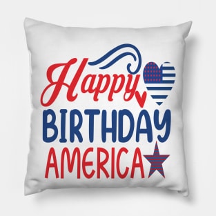 4th of July, Independence Day ,America S,USA Flag, Happy birthday america Pillow