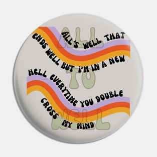 All Too Well Pin