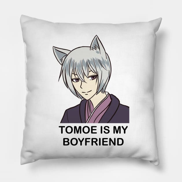 Tomoe - Kamisama Kiss Pillow by Harriet Parnell