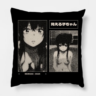 Meiruko Chan Gloomy Halftone Fanart Design Pillow