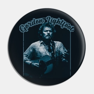 Gordon Lightfoot Vintage 70s Tour Style Pin