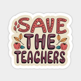 Save the teacher Magnet