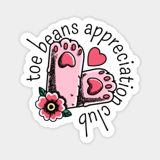toe beans appreciation club Magnet