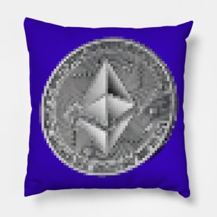 Ethereum Pixel Pillow