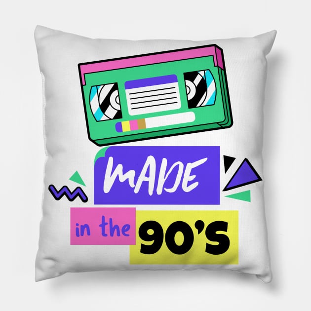 Made in the 90's - 90's Gift Pillow by WizardingWorld